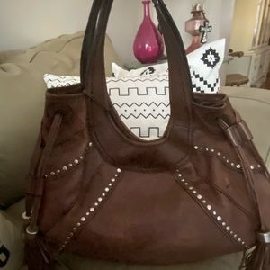 Fifty four Fossil leather handbag. Never used